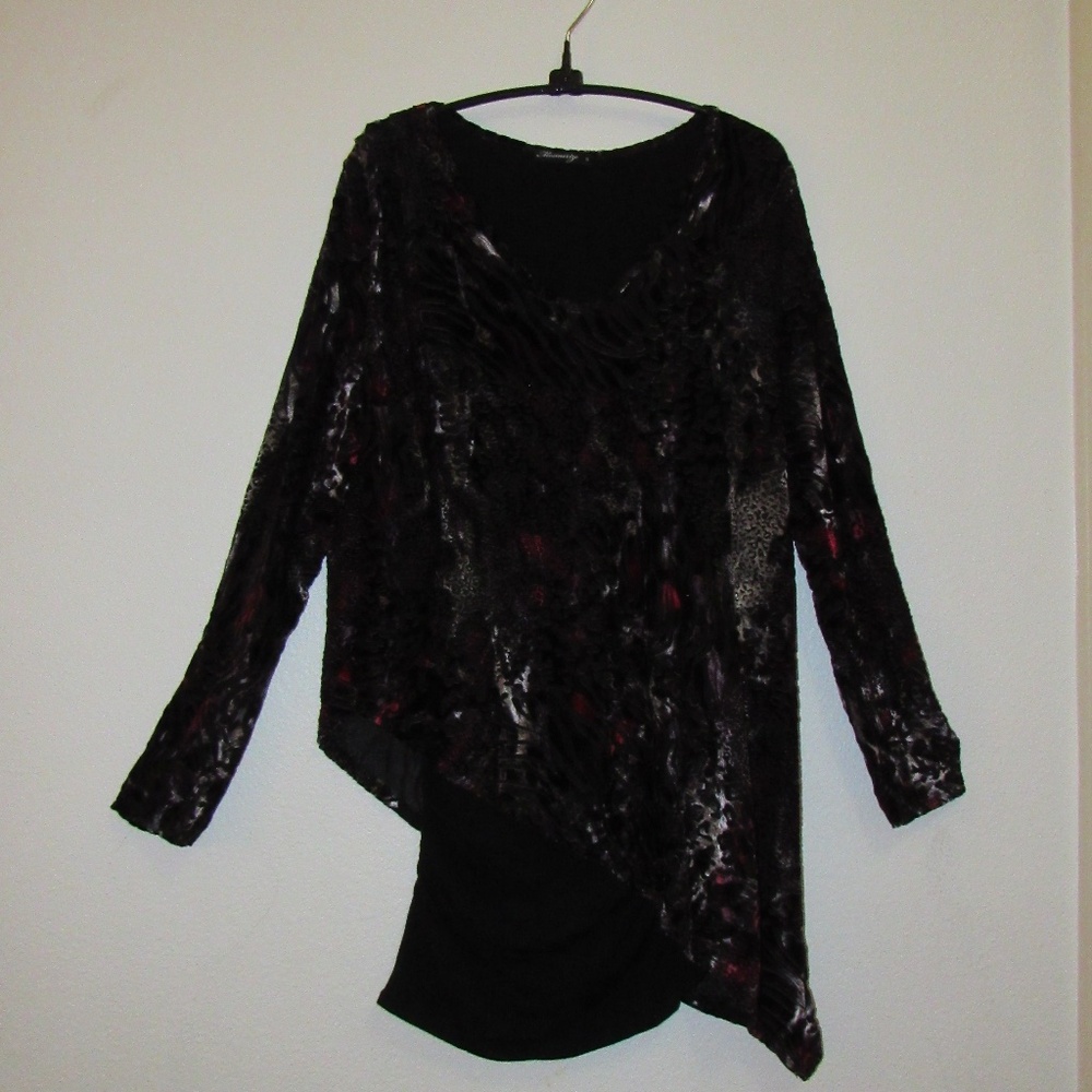 Boho two layer slinky top